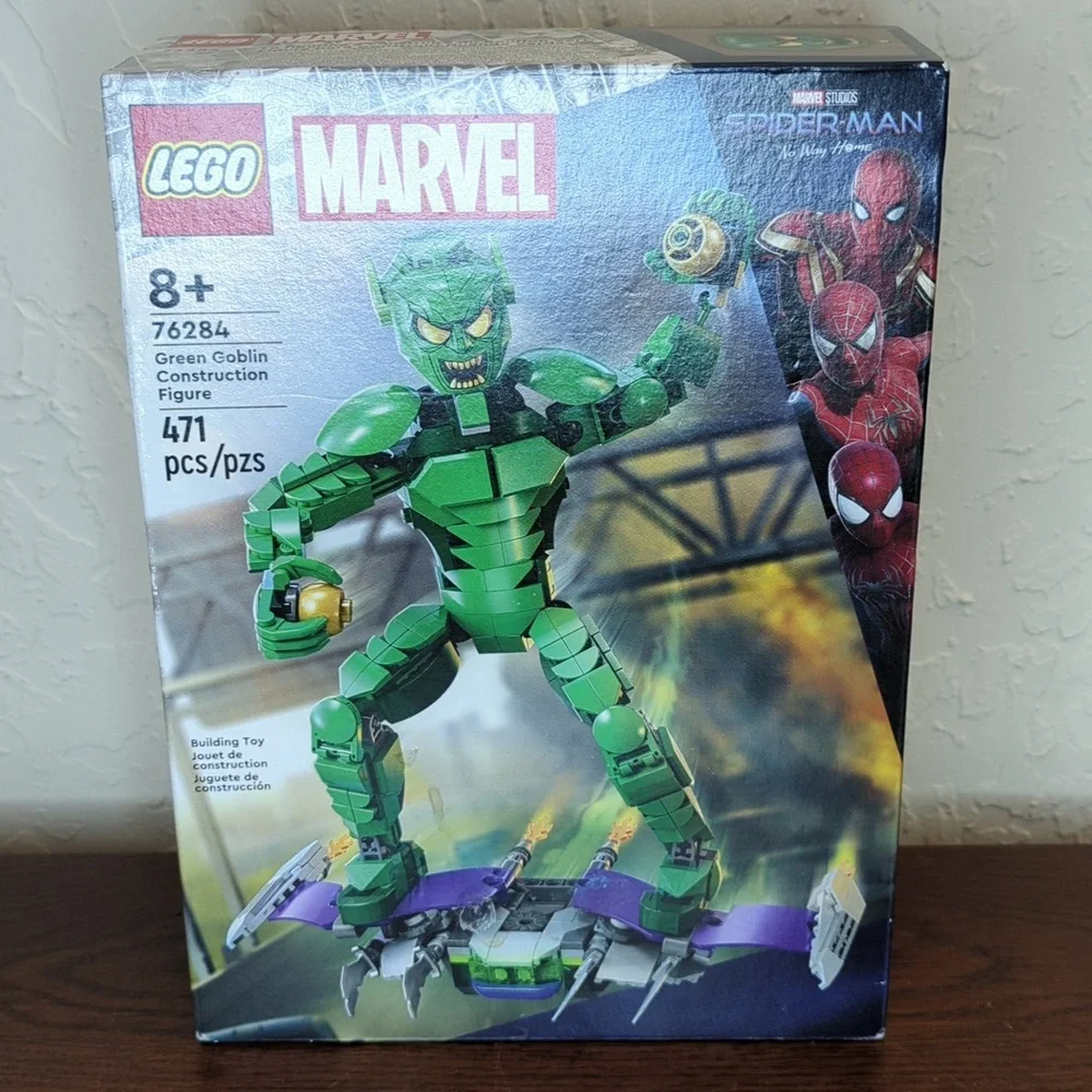 LEGO Marvel Green Goblin Construction Figure 76284 Ages 8+ 471 Pieces